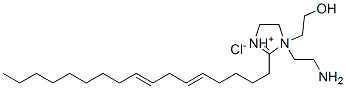 1-(2-aminoethyl)-2-(5,8-heptadecadienyl)-4,5-dihydro-1-(2-hydroxyethyl)-1H-imidazolium chloride Structure