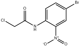 AcetaMide,N-(4-broMo-2-니트로페닐)-2-클로로- 구조식 이미지