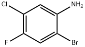 2-브로모-5-클로로-4-플루오로아닐린 구조식 이미지