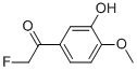 Ethanone, 2-fluoro-1-(3-hydroxy-4-methoxyphenyl)- (9CI) Structure