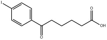 6-(4-IODOPHENYL)-6-OXOHEXANOIC ACID Structure
