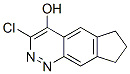 6H-Cyclopenta[g]cinnolin-4-ol,  3-chloro-7,8-dihydro- Structure