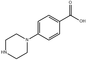4-PIPERAZIN-1-YL-BENZOIC ACID 구조식 이미지
