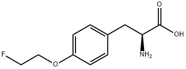 L-티로신,O-(2-플루오로에틸)-,트리플루오로아세테이트 구조식 이미지