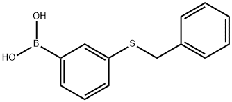 3-Benzylsulfanylphenylboronic acid Structure