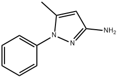3-Amino-5-methyl-1-phenylpyrazole 구조식 이미지