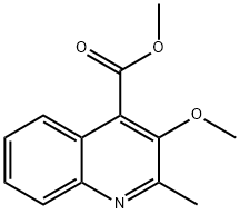 Methyl 3-Methoxy-2-Methylquinoline-4-carboxylate Structure