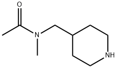 N-METHYL-N-(4-피페리디닐메틸)-아세트아미드 구조식 이미지