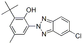 2-(5-chlorobenzotriazol-2-yl)-4-methyl-6-tert-butyl-phenol Structure