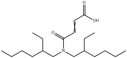 4-[비스(2-에틸헥실)아미노]-4-옥소-2-부텐산 구조식 이미지