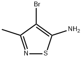4-브로모-3-메틸-이소티아졸-5-일라민 구조식 이미지