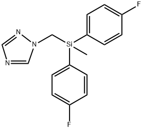 1-((비스(4-플루오로페닐)메틸실릴)메틸)-1H-1,2,4-트리아졸 구조식 이미지