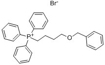 (4-BENZYLOXYBUTYL)TRIPHENYLPHOSPHONIUM BROMIDE Structure