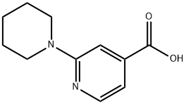 2-PIPERIDIN-1-YLISONICOTIC ACID 97%2-PIPERIDIN-1-YLPYRIDIN-4-YLCARBOXYLIC ACID Structure