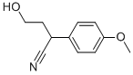 4-하이드록시-2-(4-메톡시-페닐)-부티로니트릴 구조식 이미지