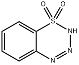 1,2,3,4-BENZOTHIATRIAZINE, 1-DIOXIDE Structure