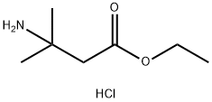 3-AMINO-3-METHYL-BUTYRIC ACID ETHYL ESTER HCL Structure