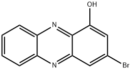 1-Phenazinol, 3-bromo- Structure