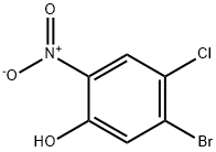 5-BroMo-4-클로로-2-니트로페놀 구조식 이미지