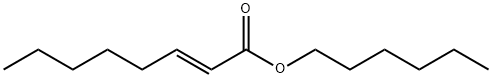 헥실(E)-옥트-2-에노에이트 구조식 이미지