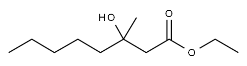 ethyl 3-hydroxy-3-methyloctanoate Structure