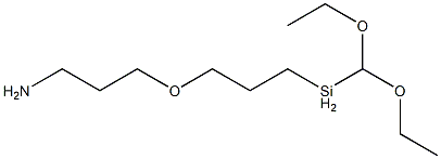 3-[3-(디에톡시메틸실릴)프로폭시]프로필아민 구조식 이미지