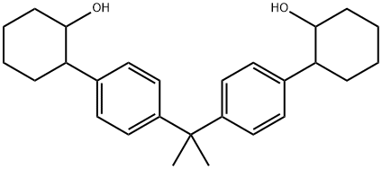 2,2'-[(1-메틸에틸리덴)디-4,1-페닐렌]비스(사이클로헥산-1-올) 구조식 이미지