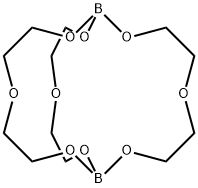 2,5,8,10,13,16,17,20,23-nonaoxa-1,9-diborabicyclo[7.7.7]tricosane Structure
