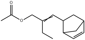 2-(bicyclo[2.2.1]hept-5-en-2-ylmethylene)butyl acetate Structure