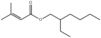 2-ethylhexyl 3-methyl-2-butenoate Structure