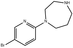 1-(5-Bromo-2-pyridinyl)-1,4-diazepane Structure
