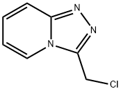 1,2,4-트리아졸로[4,3-a]피리딘,3-(클로로메틸)- 구조식 이미지