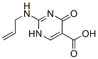 5-Pyrimidinecarboxylic acid, 1,4-dihydro-4-oxo-2-(2-propenylamino)- (9CI) Structure