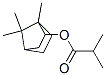 endo-(-)-1,7,7-trimethylbicyclo[2.2.1]hept-2-yl isobutyrate  Structure