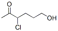 2-Hexanone,  3-chloro-6-hydroxy- Structure