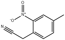 (4-METHYL-2-NITRO-PHENYL)-ACETONITRILE 구조식 이미지