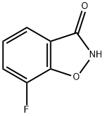 1,2-Benzisoxazol-3(2H)-one,  7-fluoro- Structure
