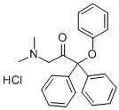2-Propanone, 3-(dimethylamino)-1,1-diphenyl-1-phenoxy-, hydrochloride 구조식 이미지