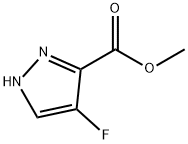 Methyl 4-fluoro-1H-pyrazole-3-carboxylate Structure