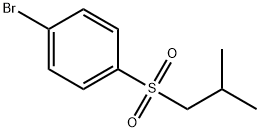 1-브로모-4-[(2-메틸프로판)술포닐]벤젠 구조식 이미지