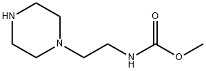 Carbamic acid, [2-(1-piperazinyl)ethyl]-, methyl ester (9CI) 구조식 이미지