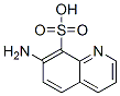 8-Quinolinesulfonic  acid,  7-amino- 구조식 이미지