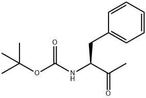 (3S)-BOC-3-AMINO-4-PHENYL-2-BUTANONE 구조식 이미지