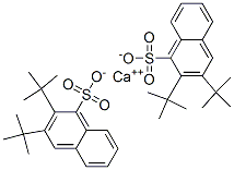 칼슘비스[디(tert-부틸)나프탈렌술포네이트] 구조식 이미지