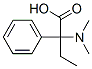 2-(dimethylamino)-2-phenylbutyric acid Structure