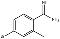 4-BROMO-2-METHYL-BENZAMIDINE Structure