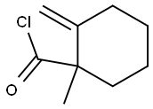 시클로헥산카르보닐클로라이드,1-메틸-2-메틸렌-(9CI) 구조식 이미지