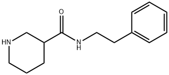 N-(2-phenylethyl)piperidine-3-carboxamide Structure