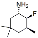 Cyclohexanamine, 2-fluoro-3,5,5-trimethyl-, (1alpha,2beta,3beta)- (9CI) 구조식 이미지
