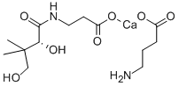 Calcium gamma-aminobutyratopantothenate 구조식 이미지